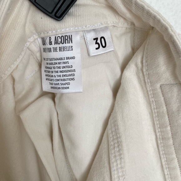 Oak & Acorn Everyday Carpenter Pants Womens 30 Mid Rise Cotton and Lyocell NWT - Picture 9 of 9